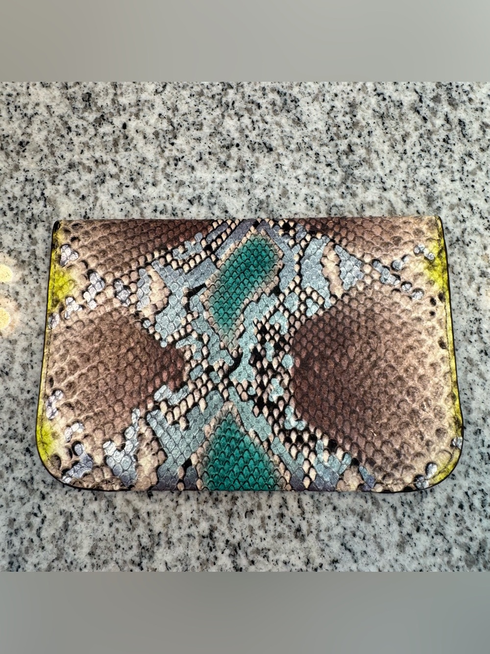Kate Spade Snake Print Clutch Wallet - Picture 2 of 4